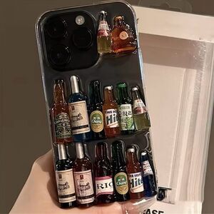 Transparent Bottle-Themed IPhone Case for Beverage Enthusiasts
